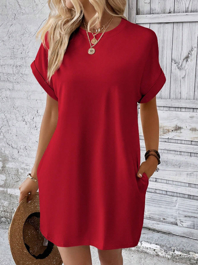 Robe T-shirt décontractée femme Chic und Stil