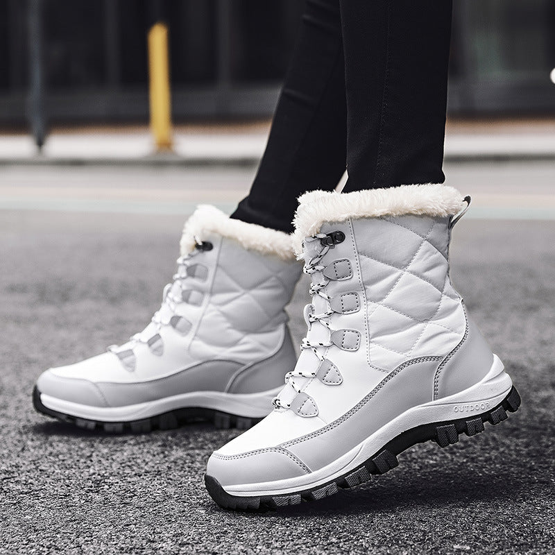 Bottes d'hiver pour femmes avec doublure isolante et semelle antidérapante Chic und Stil