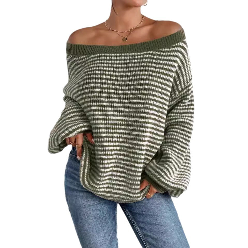 Dames Oversized Tricot Pull Chic und Stil