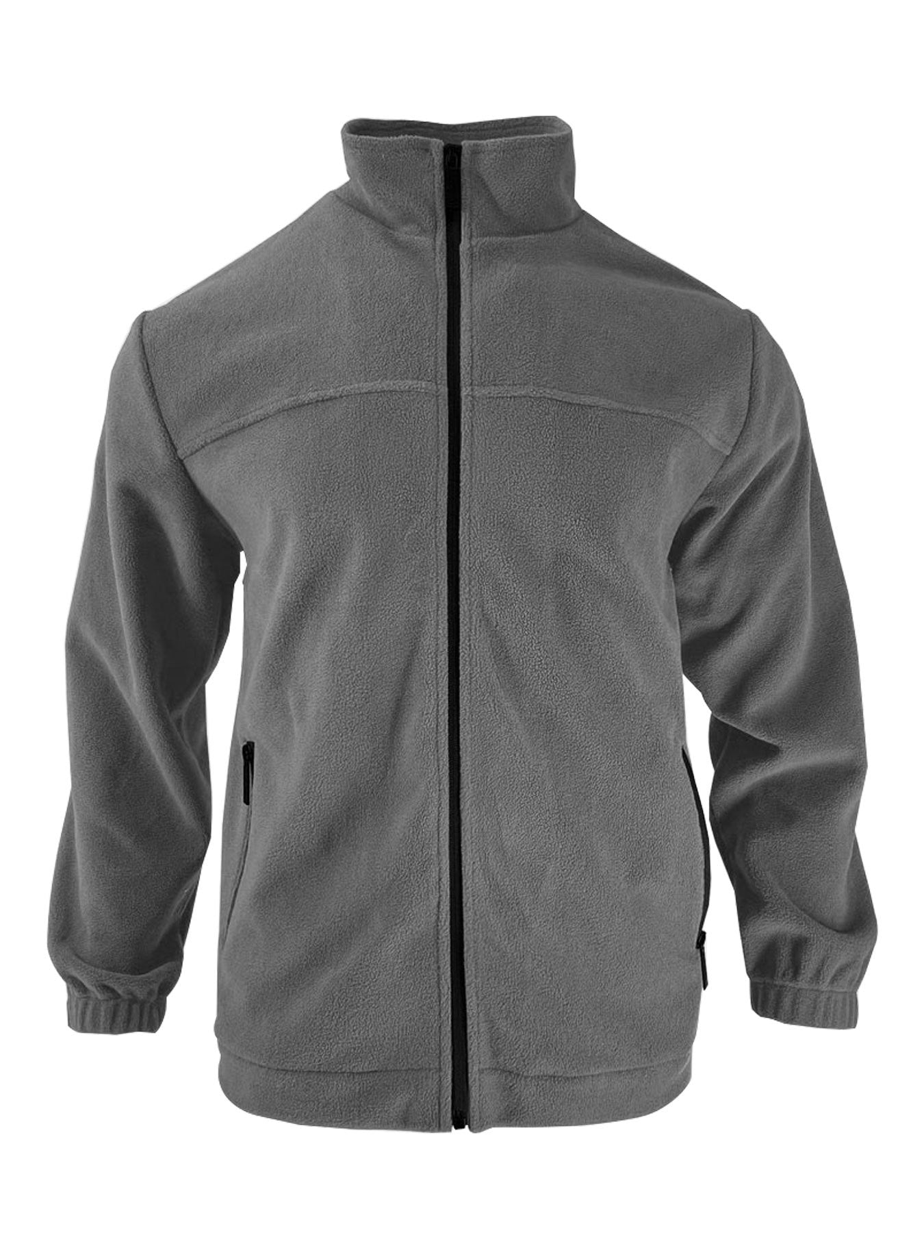 Veste en polaire pour hommes avec col haut et poches zippées pratiques Chic und Stil