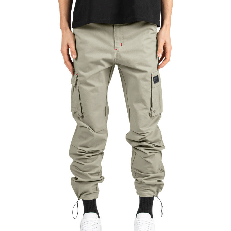 Pantalon cargo fonctionnel pour homme avec taille élastique et plusieurs poches Chic und Stil