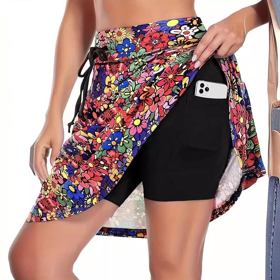 Jupe de sport pour femmes avec short de compression intégré Chic und Stil