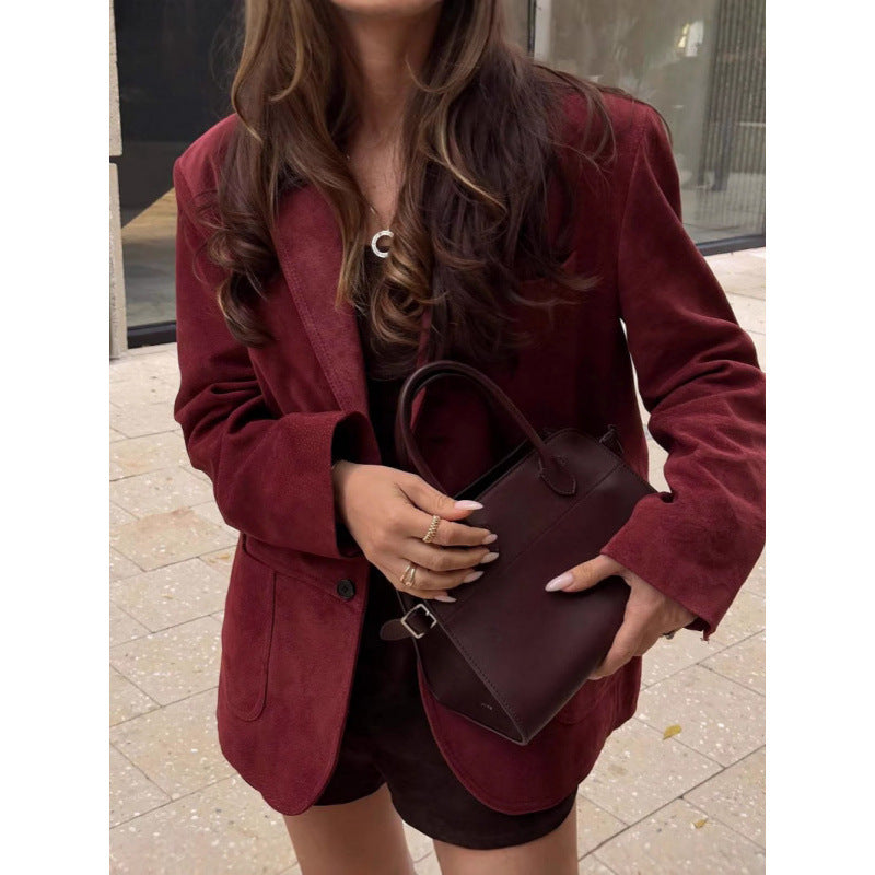 Blazer mode pour femmes en tissu de haute qualité Chic und Stil