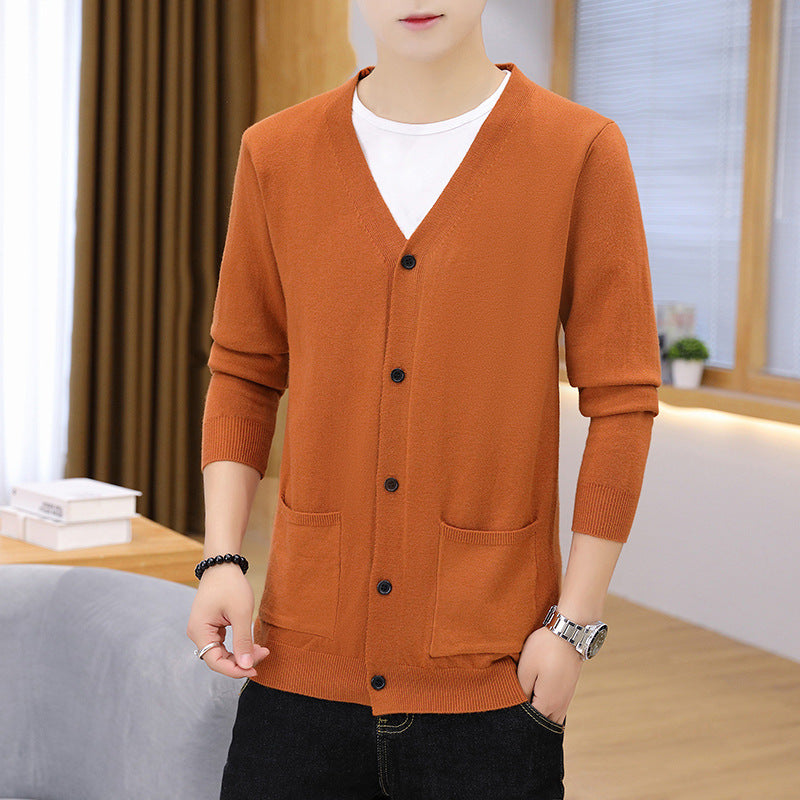 Cardigan en tricot léger élégant pour hommes avec poches Chic und Stil