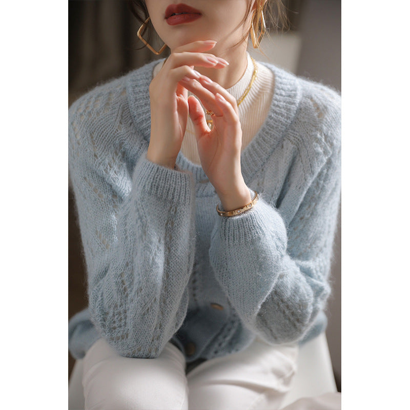 Cardigan en tricot texturé pour femmes avec coupe oversize Chic und Stil