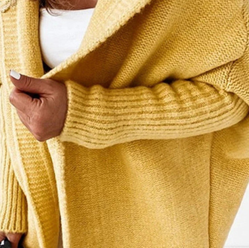 Dames Pull en tricot décontracté avec devant ouvert et fine texture Chic und Stil