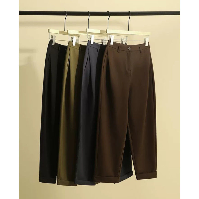 Pantalons larges taille haute ajustés pour femmes Chic und Stil 1750846558