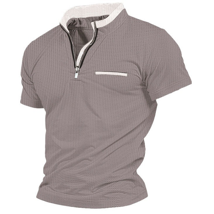 Homme zip-front loisirs performance top Chic und Stil
