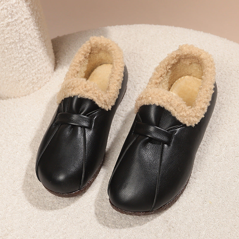 Chaussons pour femmes avec col rembourré et semelle antidérapante Chic und Stil
