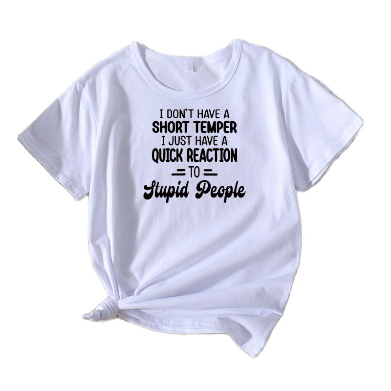 T-shirt drôle citation femmes Chic und Stil