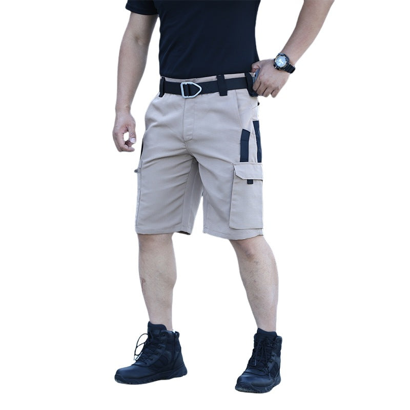 Shorts cargo pour hommes avec poches latérales pratiques et taille réglable Chic und Stil
