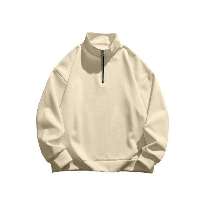 Pull à col montant sportif pour dames avec fermeture éclair Chic und Stil