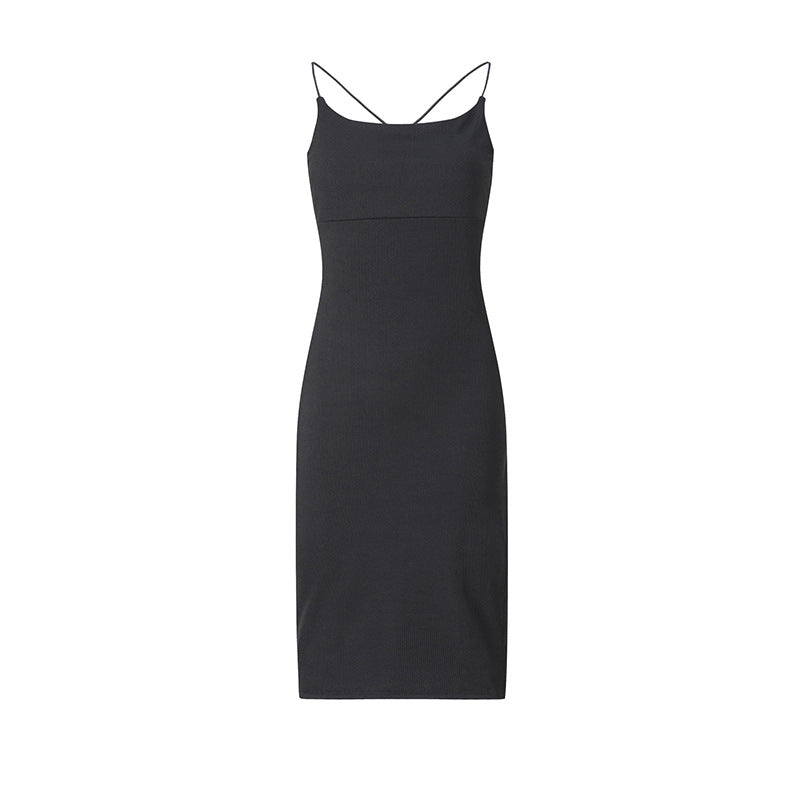Robe midi élégante pour femmes avec fente latérale Chic und Stil