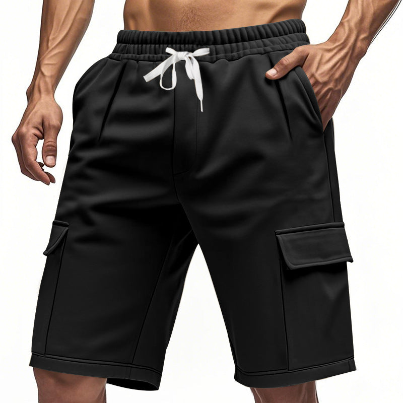 Shorts cargo décontractées pour hommes avec taille élastique et poches fonctionnelles Chic und Stil