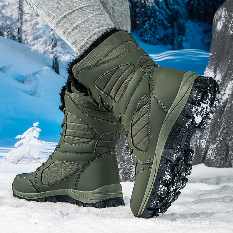Bottes d'hiver chaudes pour femmes avec semelle en caoutchouc antidérapante Chic und Stil
