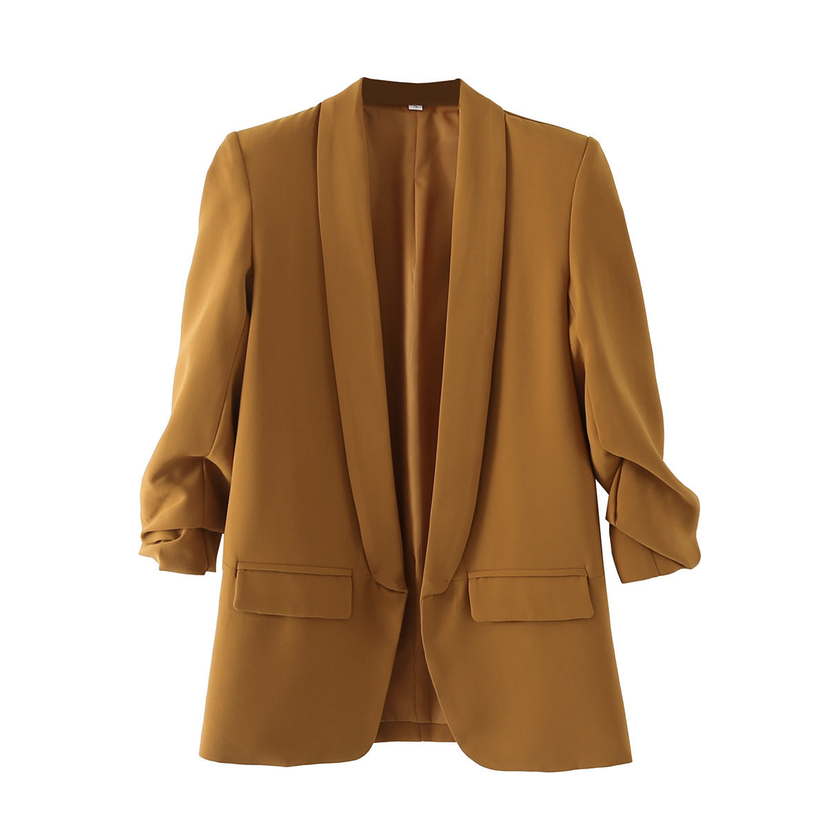 Blazer élégant pour femmes avec des manches retroussées et des poches pratiques Chic und Stil