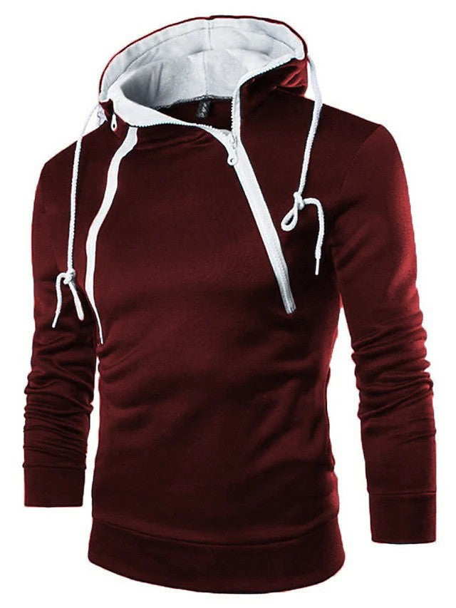 Hommes moderne sweat à capuche avec pratique fermeture éclair Chic und Stil