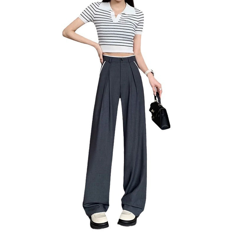Pantalons larges taille haute pour femmes Chic und Stil 1750846898