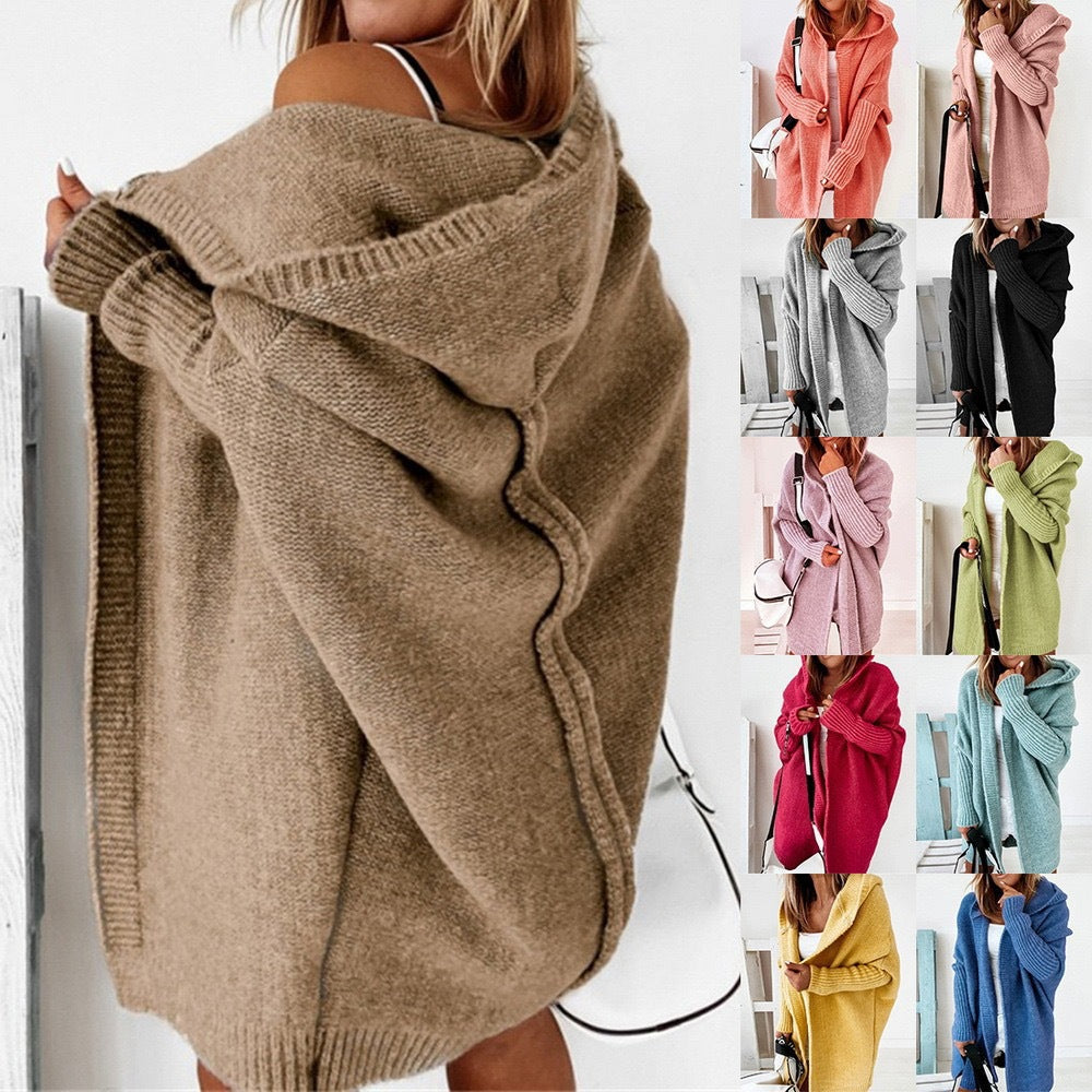 Dames Pull en tricot décontracté avec devant ouvert et fine texture Chic und Stil