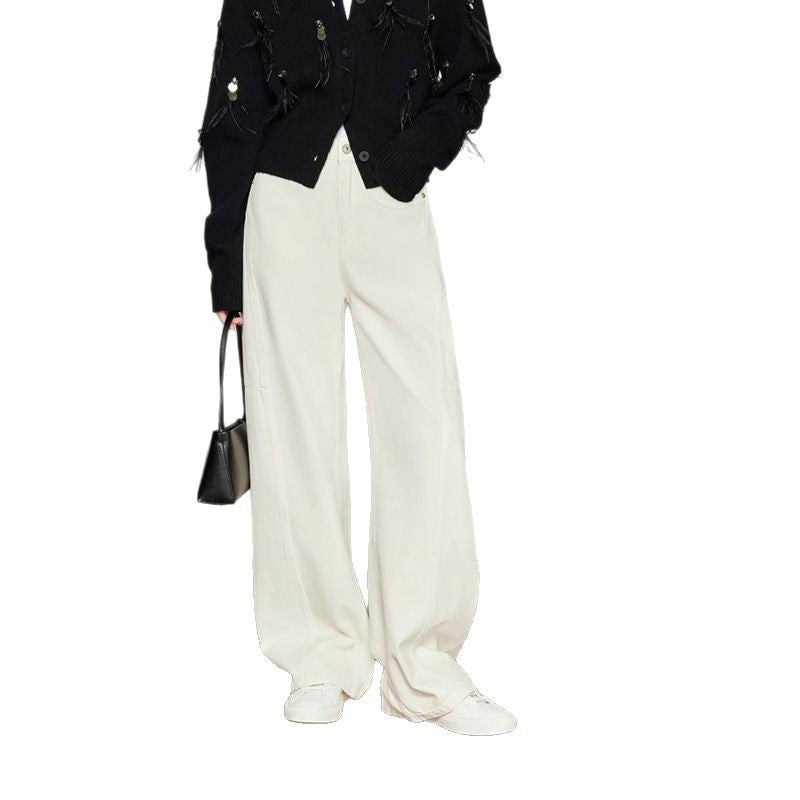 Cardigan en tricot texturé pour femme avec franges décoratives Chic und Stil