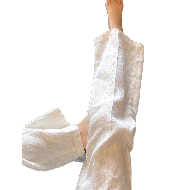 Pantalons d'intérieur en lin léger pour femmes Chic und Stil