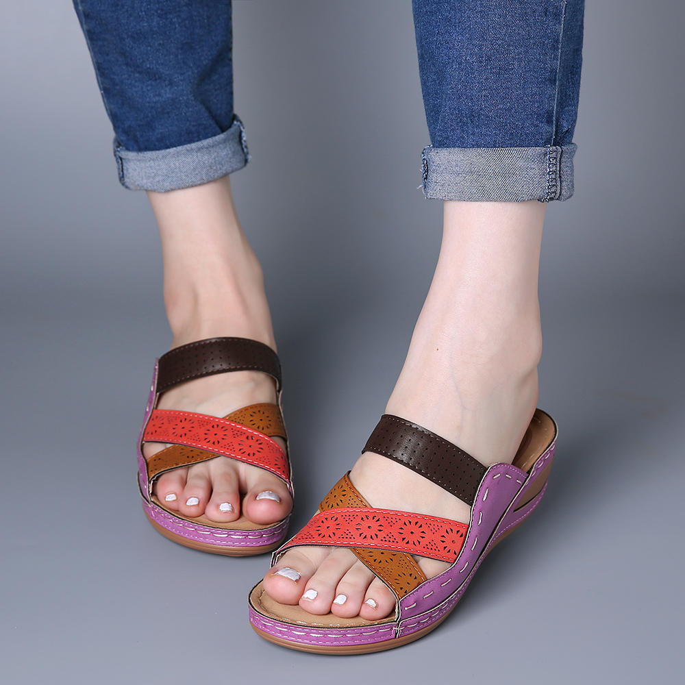 Sandales confortables pour femmes avec coupe tendance et brides ajustables Chic und Stil
