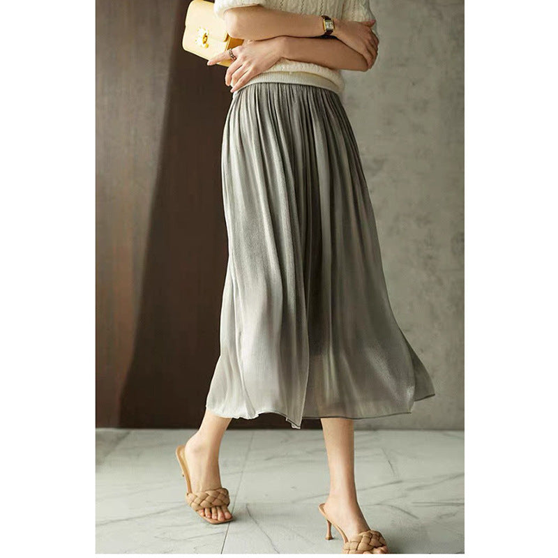 Jupe maxi plissée élégante pour femmes Chic und Stil