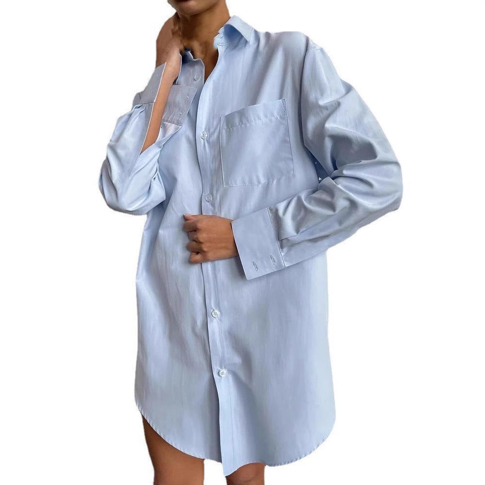 Robe chemise élégante pour dames Chic und Stil