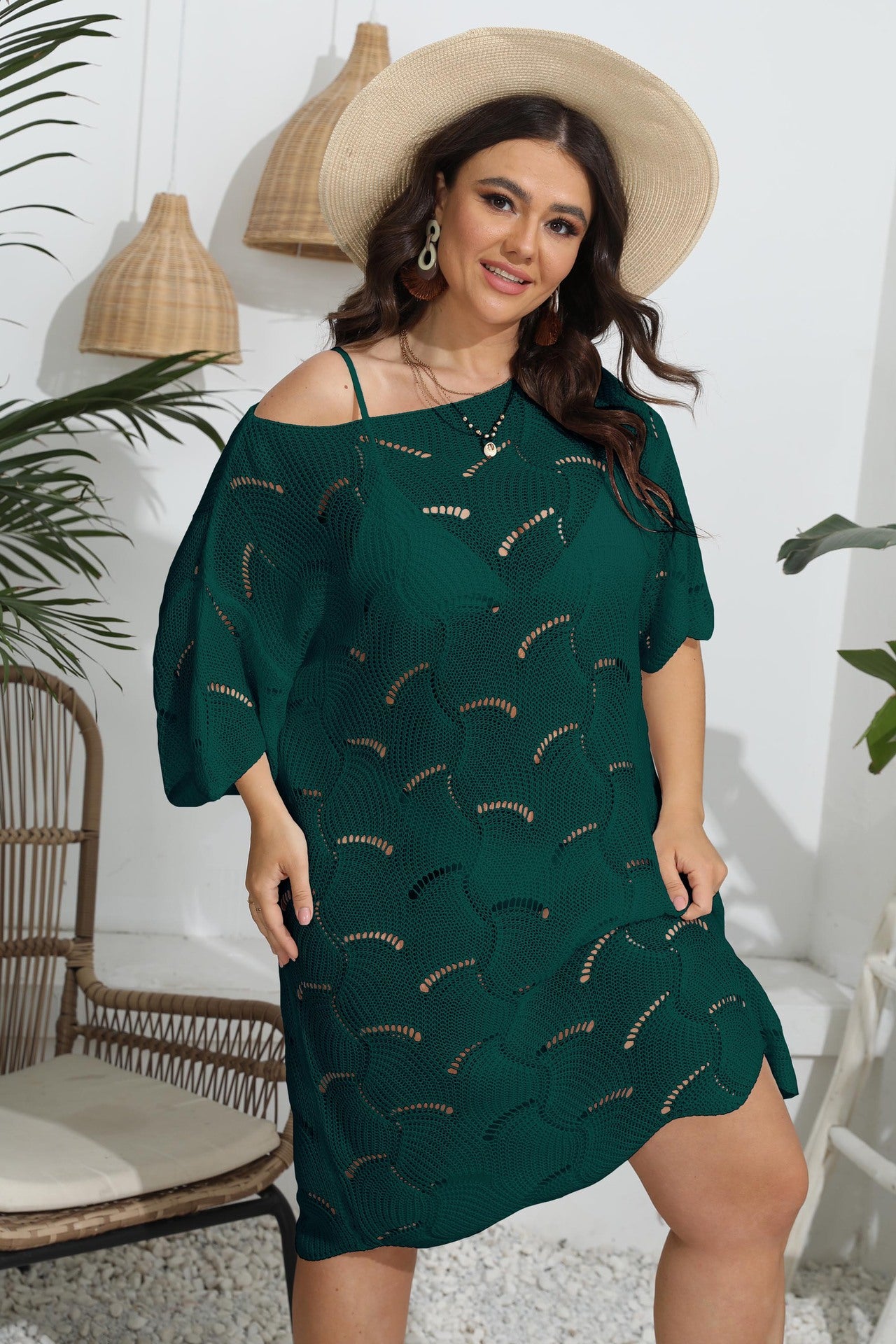 Robes de plage web ouvertes pour femmes Chic und Stil