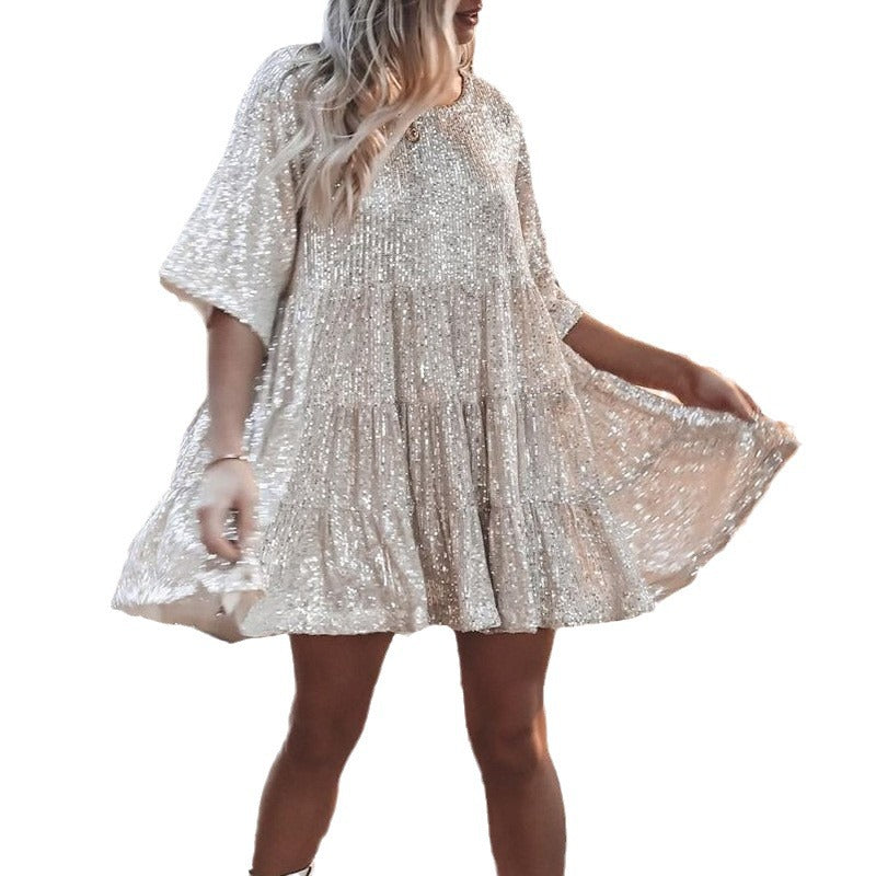 Robe de fête scintillante pour femmes Chic und Stil