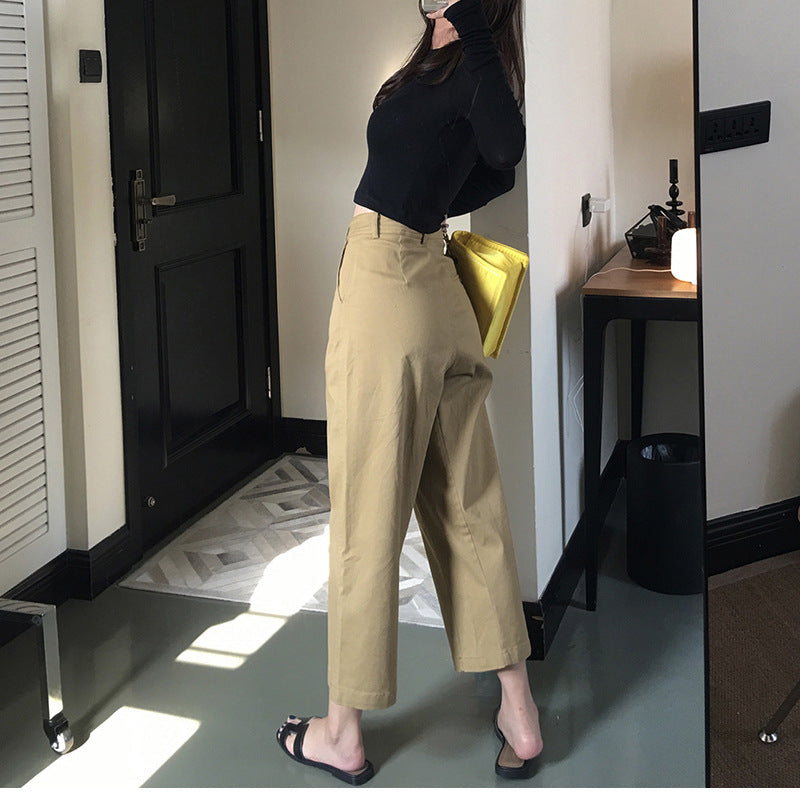 Pantalons larges à taille haute pour femmes Chic und Stil