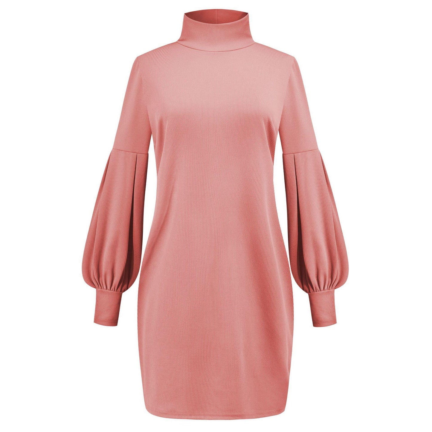 Robes pour femmes avec col haut et manches volumineuses Chic und Stil