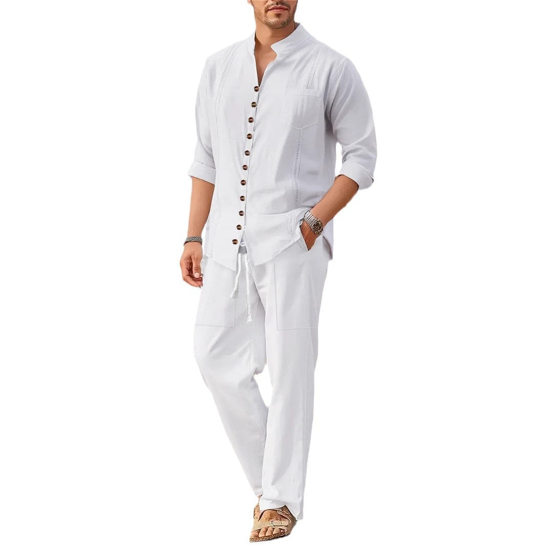 Hommes Ensemble de vêtements de plage décontracté Chic und Stil