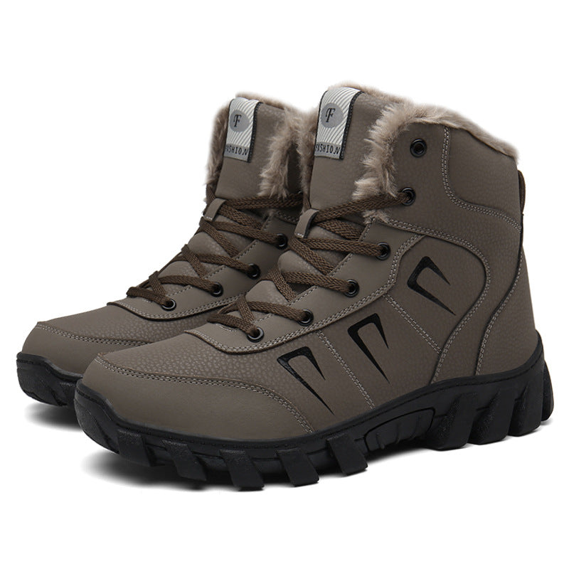 Bottes d'hiver pour femmes avec col en fausse fourrure et semelle antidérapante Chic und Stil