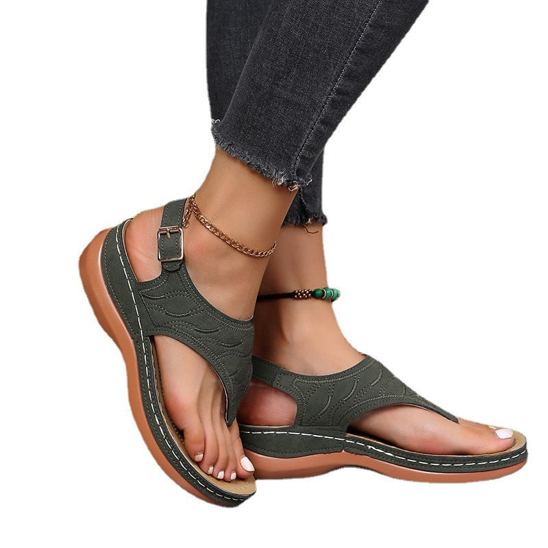 Dames ajustables confort séparateurs de doigts de pied sandales Chic und Stil