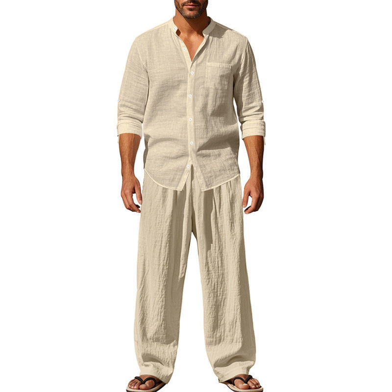 Hommes ensemble complet en lin léger Chic und Stil