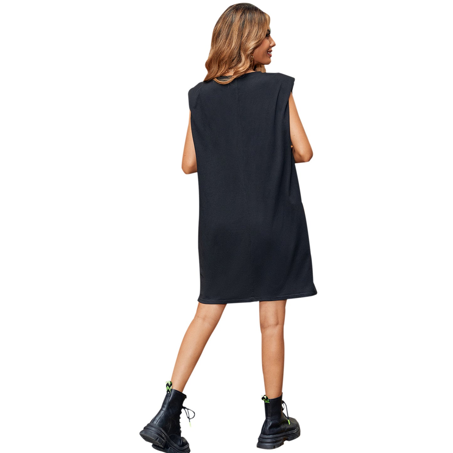 Robe T-shirt oversize pour femmes avec impression sportive Chic und Stil