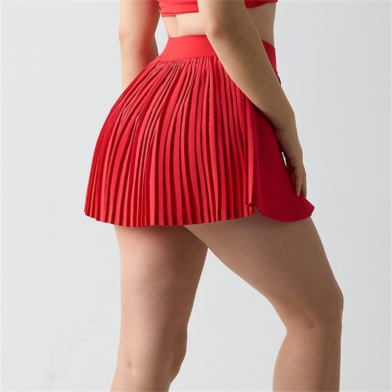 Jupe mini plissée pour femmes avec taille élastique et tissu léger Chic und Stil
