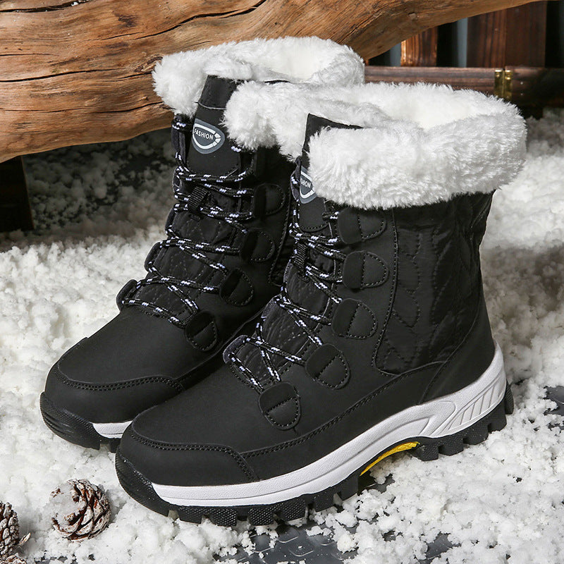 Bottes d'hiver pour femmes avec doublure isolée et semelle antidérapante Chic und Stil