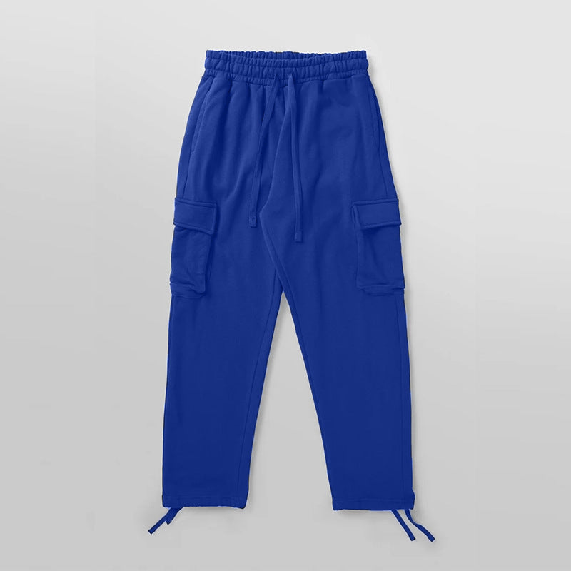 Pantalon cargo pour hommes avec taille élastique et poches fonctionnelles Chic und Stil