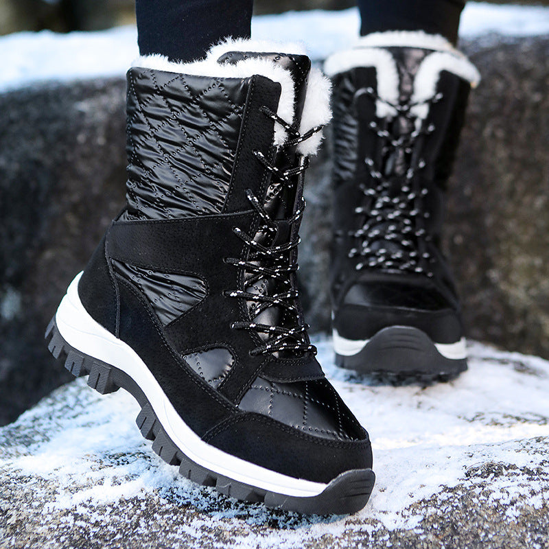 Bottes d'hiver pour femmes avec doublure isolante et semelle antidérapante Chic und Stil