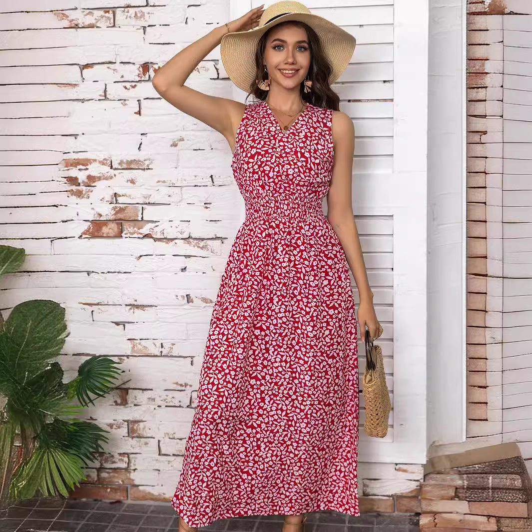 Robe maxi à fleurs pour femmes Chic und Stil 1751507311
