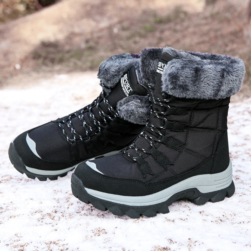 Bottes d'hiver pour femmes avec semelle antidérapante et doublure isolante Chic und Stil