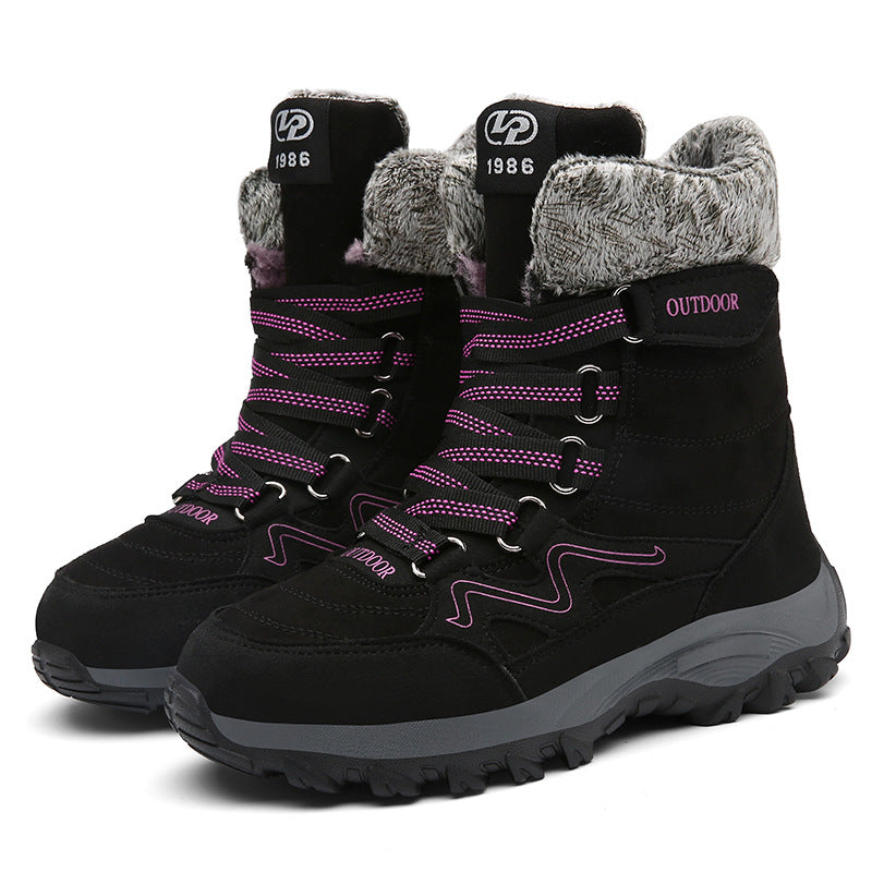 Bottes d'hiver confortables pour femmes avec doublure isolante Chic und Stil