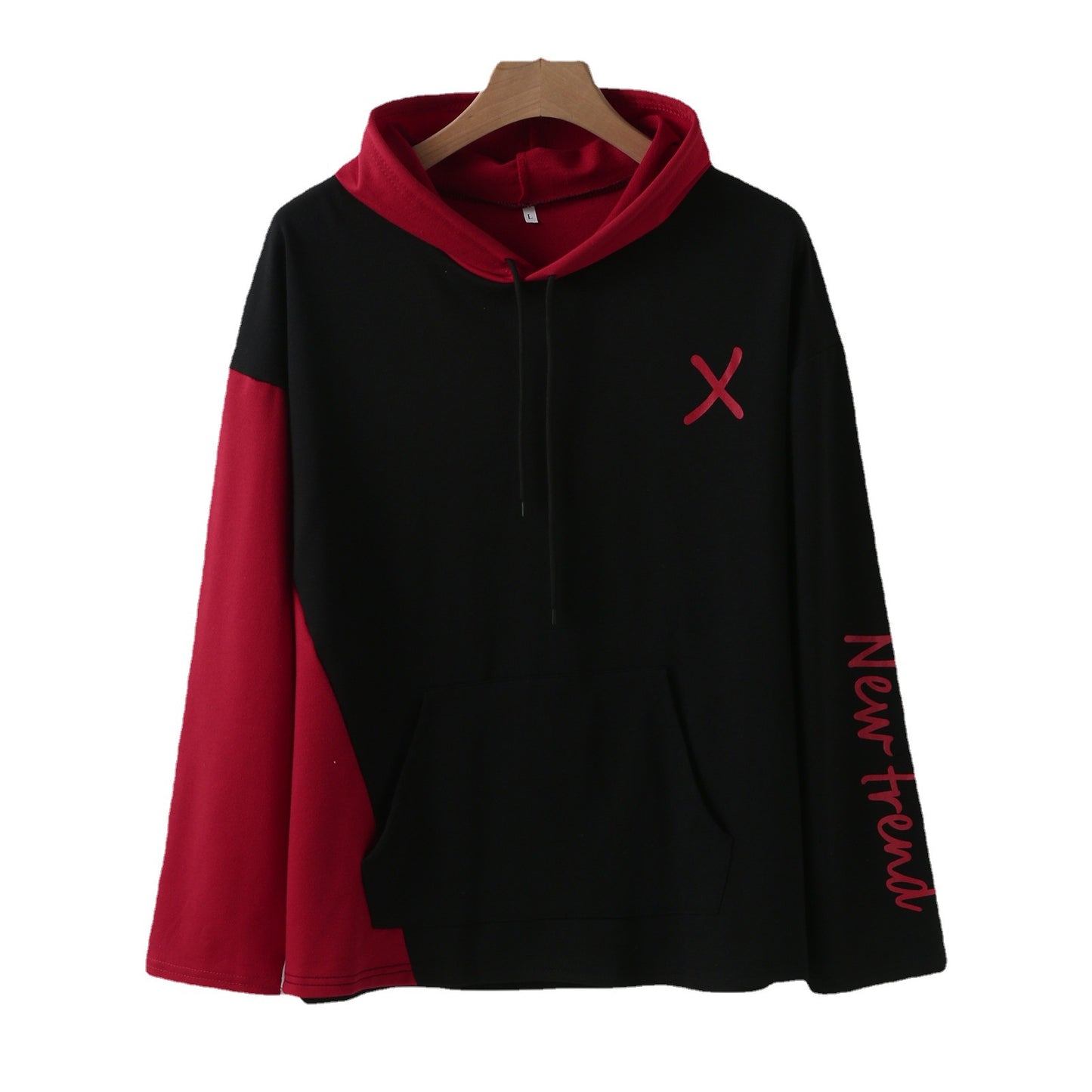 Sweat à capuche pour femme avec un design de coloris moderne et une poche kangourou pratique Chic und Stil