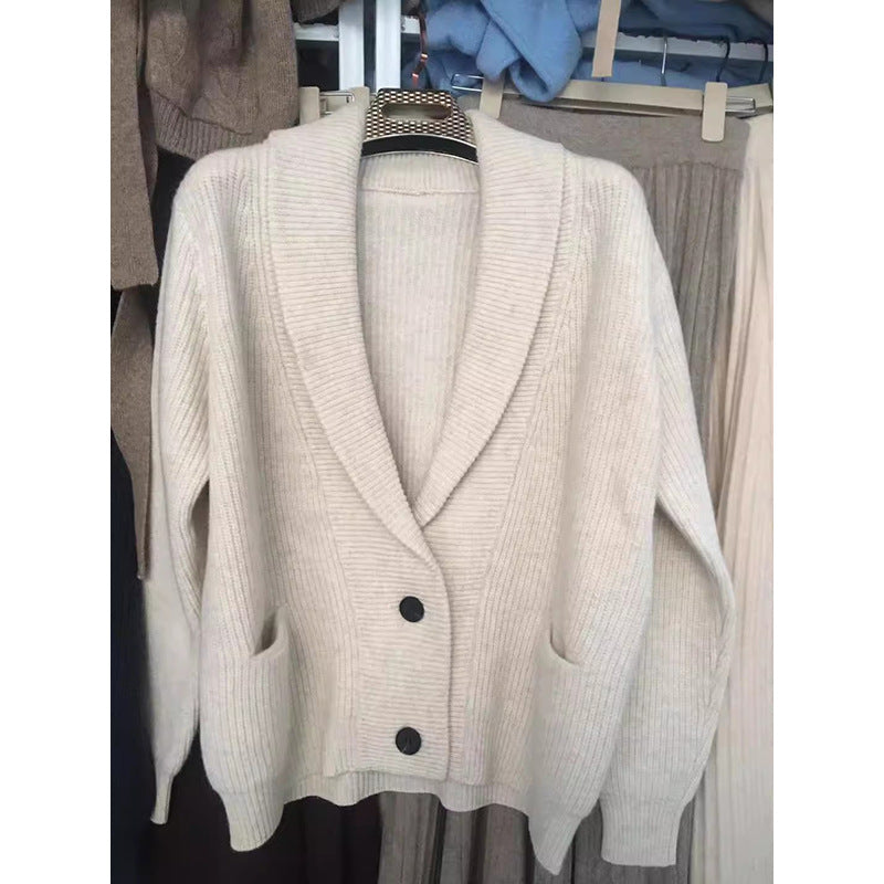 Cardigan côtelé confortable pour femmes Chic und Stil
