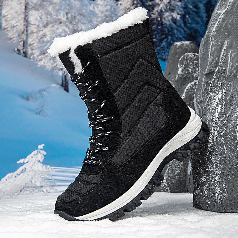 Bottes d'hiver pour femmes avec semelle antidérapante et doublure intérieure isolante Chic und Stil