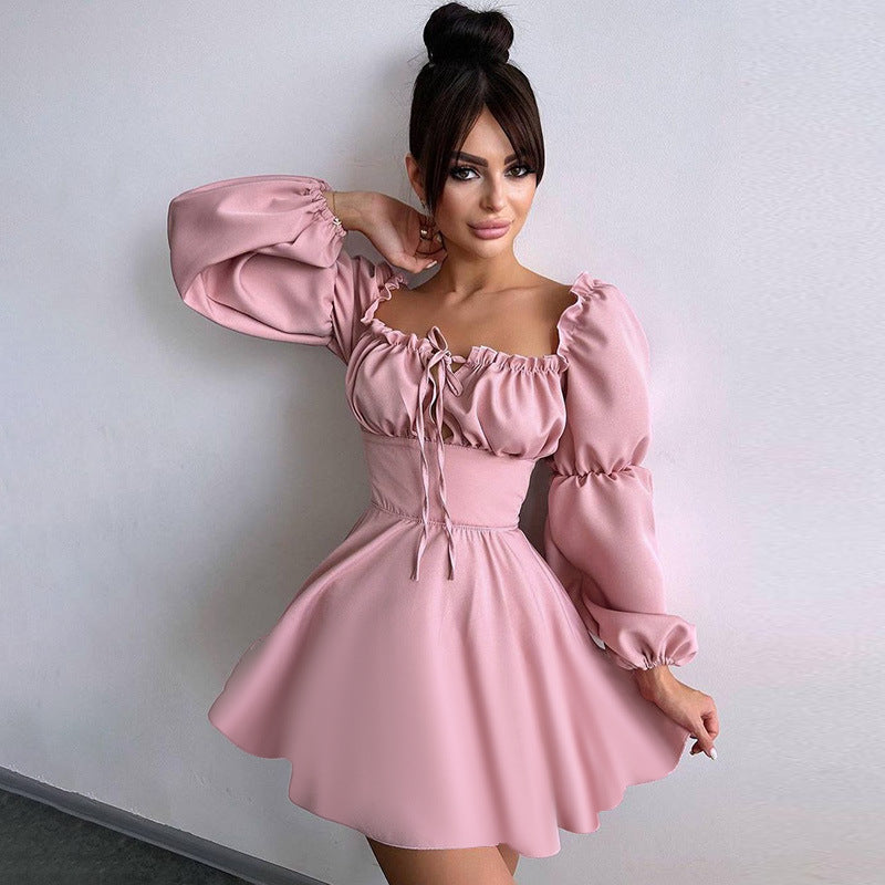 Robe mini à manches bouffantes Chic und Stil