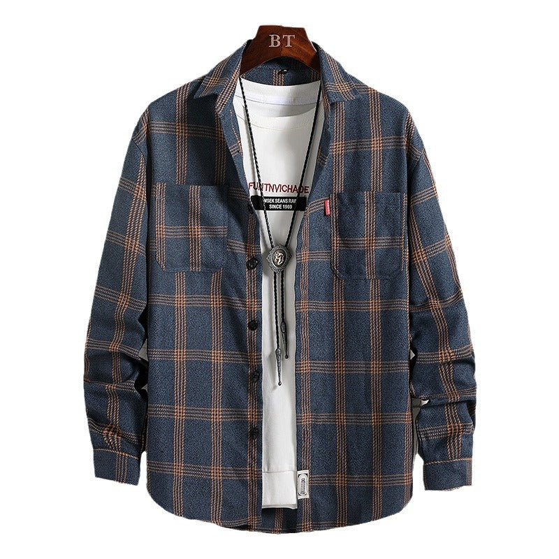 Chemise à carreaux pour hommes avec un design pratique de poche poitrine et une coupe confortable Chic und Stil