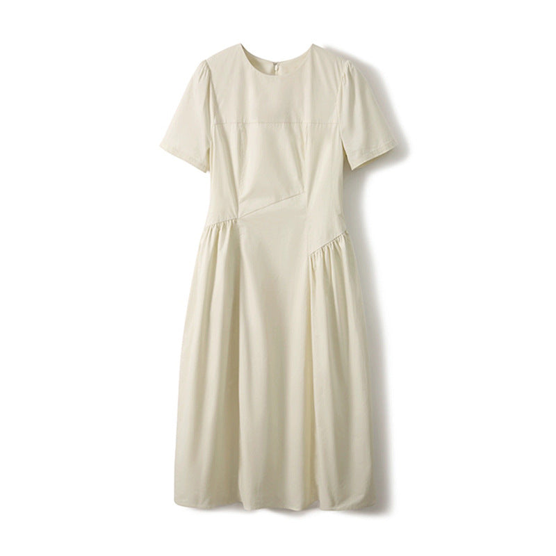 Robe maxi A-line pour femme avec jupe plissée Chic und Stil